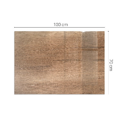 Obdĺžnikové sklo pod kachle Vzor inšpirovaný drevom