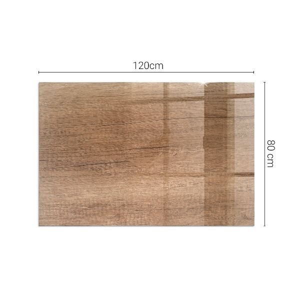 Obdĺžnikové sklo pod kachle Vzor inšpirovaný drevom