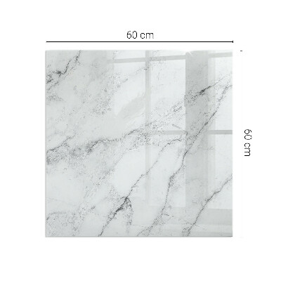 Obdĺžnikové sklo pod kachle Mramorové akcenty s jemným žilkovaním