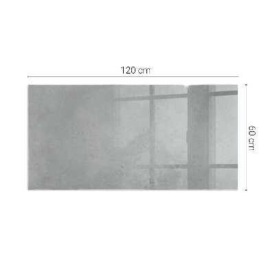 Obdĺžniková sklenená podložka pod krb Betónová konštrukcia s efektom