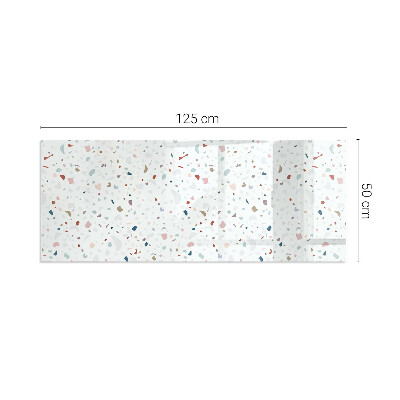 Obdĺžnikové sklo pod kachle Tvary v miniatúre