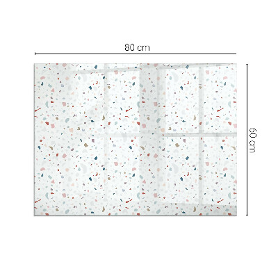 Obdĺžnikové sklo pod kachle Tvary v miniatúre