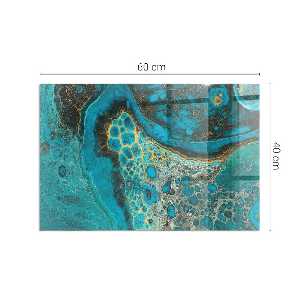 Obdĺžniková podložka pred krb Organický vzor v abstraktnom štýle