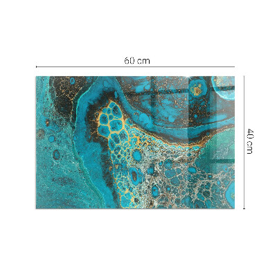 Obdĺžniková podložka pred krb Organický vzor v abstraktnom štýle