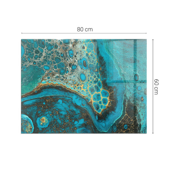 Obdĺžniková podložka pred krb Organický vzor v abstraktnom štýle