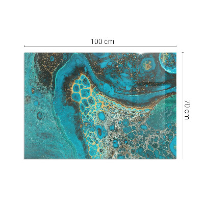 Obdĺžniková podložka pred krb Organický vzor v abstraktnom štýle