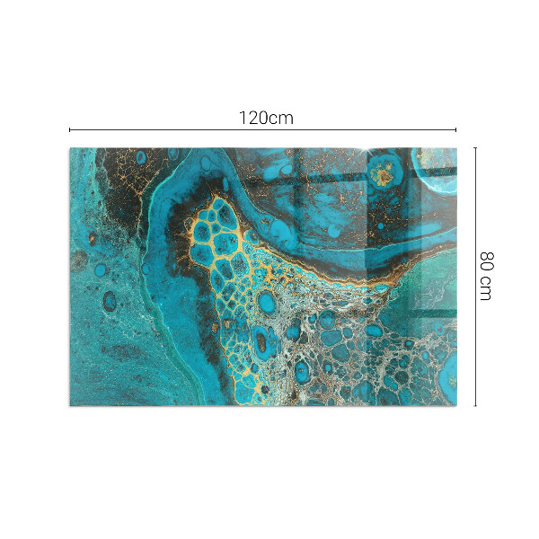 Obdĺžniková podložka pred krb Organický vzor v abstraktnom štýle