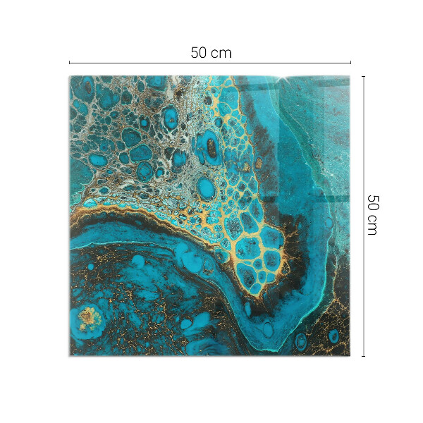 Obdĺžniková podložka pred krb Organický vzor v abstraktnom štýle