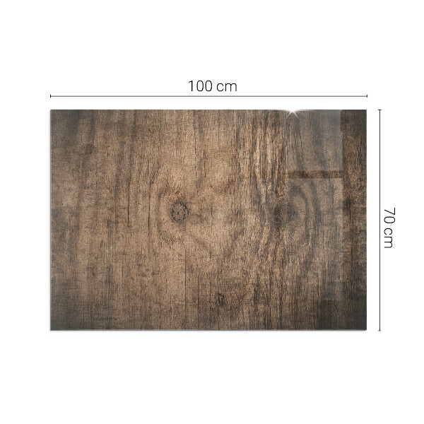 Obdĺžniková podložka pred krb Vzor borovicového dreva