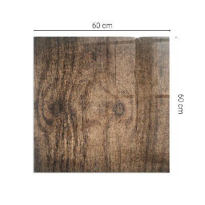 Obdĺžniková podložka pred krb Vzor borovicového dreva