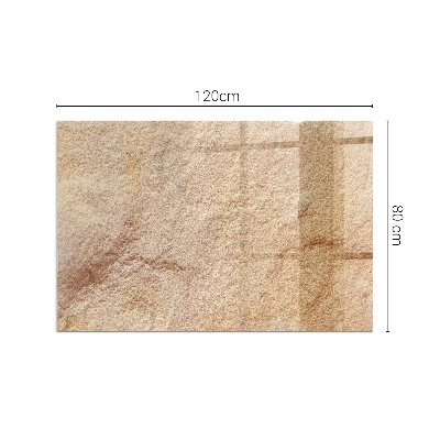 Obdĺžnikové sklo pod kachle Povaha kamennej štruktúry