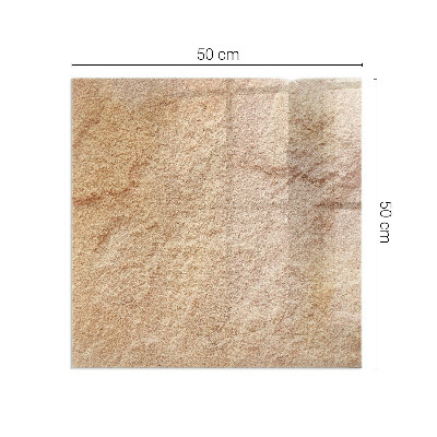 Obdĺžnikové sklo pod kachle Povaha kamennej štruktúry