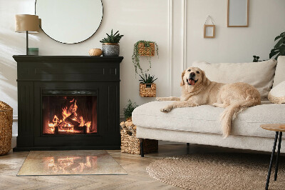 Obdĺžnikové sklo pod kachle Povaha kamennej štruktúry