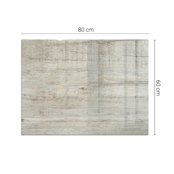 Obdĺžniková podložka pred krb Prirodzený vzor svetlého dreva