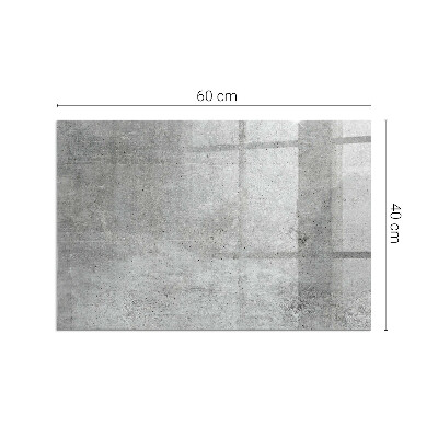 Obdĺžnikové sklo pod kachle Vzor surového betónu