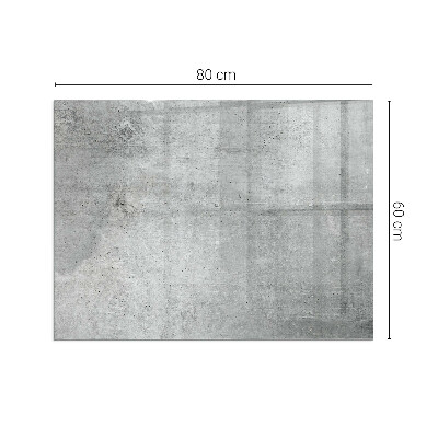 Obdĺžnikové sklo pod kachle Vzor surového betónu