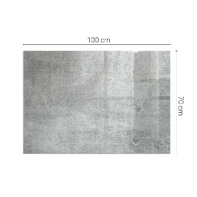 Obdĺžnikové sklo pod kachle Vzor surového betónu