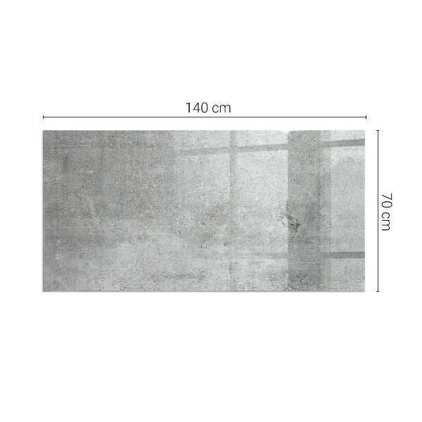 Obdĺžnikové sklo pod kachle Vzor surového betónu