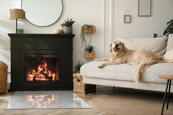 Obdĺžnikové sklo pod kachle Mramorová textúra v elegantnom štýle