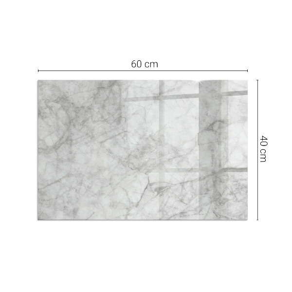 Obdĺžnikové sklo pod kachle Mramorová textúra v elegantnom štýle