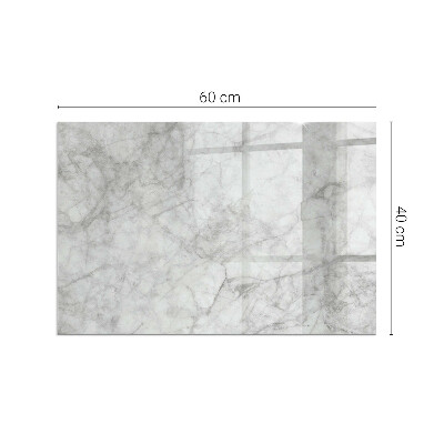 Obdĺžnikové sklo pod kachle Mramorová textúra v elegantnom štýle