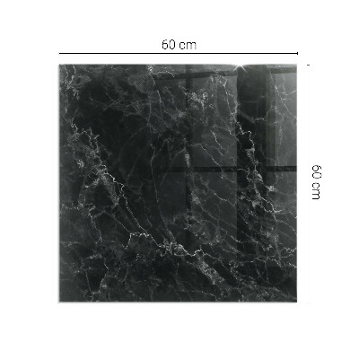 Obdĺžniková podložka pred krb Štýlový mramorový motív
