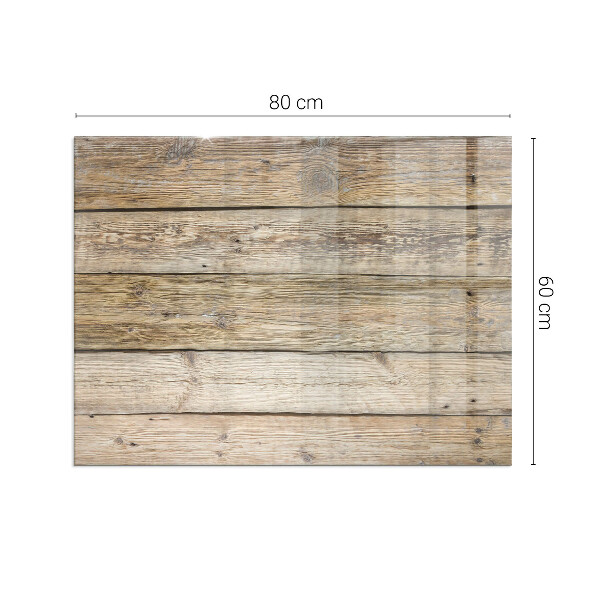 Obdĺžniková podložka pred krb Dosky v prírodnom štýle