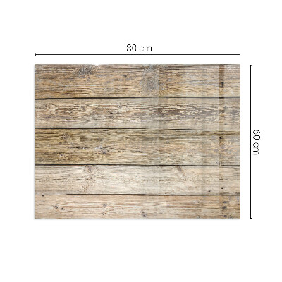 Obdĺžniková podložka pred krb Dosky v prírodnom štýle