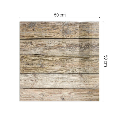 Obdĺžniková podložka pred krb Dosky v prírodnom štýle