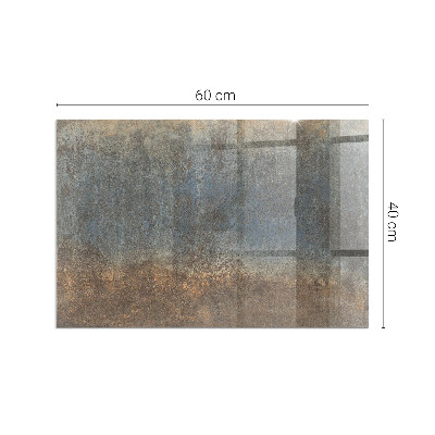 Obdĺžniková sklenená podložka pod krb Abstraktný vzor s rôznymi textúrami