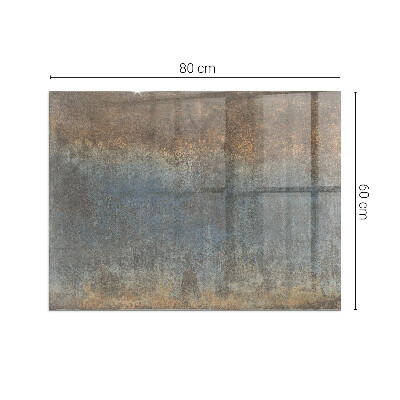 Obdĺžniková sklenená podložka pod krb Abstraktný vzor s rôznymi textúrami