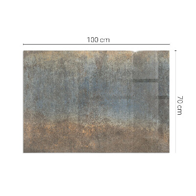 Obdĺžniková sklenená podložka pod krb Abstraktný vzor s rôznymi textúrami