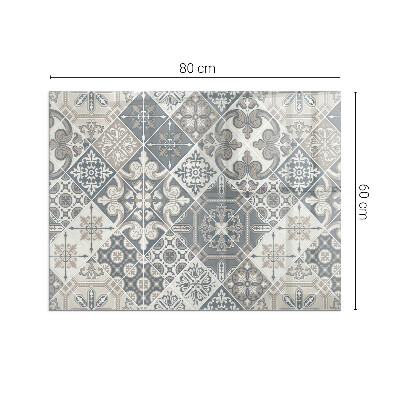 Obdĺžnikové sklo pod kachle Usporiadanie mozaikových dekorácií