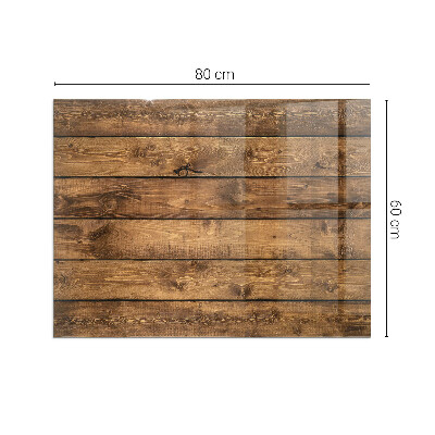 Obdĺžniková podložka pred krb Prírodná textúra dreva