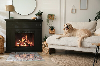 Obdĺžnikové sklo pod kachle Mozaikové vzory v dlaždiciach