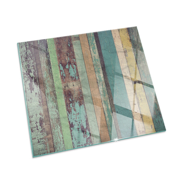 Obdĺžniková sklenená podložka pod krb Farby dosiek v rôznych tónoch