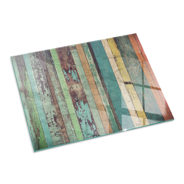 Obdĺžniková sklenená podložka pod krb Farby dosiek v rôznych tónoch