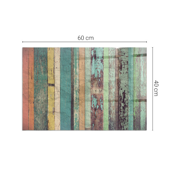 Obdĺžniková sklenená podložka pod krb Farby dosiek v rôznych tónoch