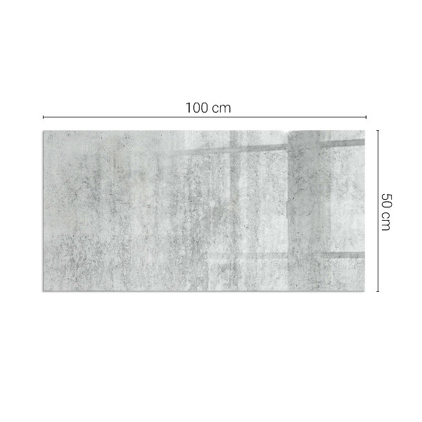 Obdĺžniková podložka pred krb Konštrukcia zo surového betónu