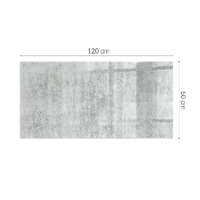 Obdĺžniková podložka pred krb Konštrukcia zo surového betónu