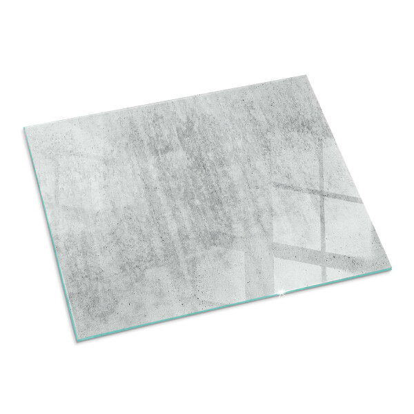 Obdĺžniková podložka pred krb Konštrukcia zo surového betónu