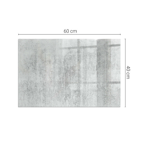 Obdĺžniková podložka pred krb Konštrukcia zo surového betónu