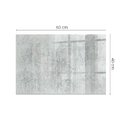 Obdĺžniková podložka pred krb Konštrukcia zo surového betónu