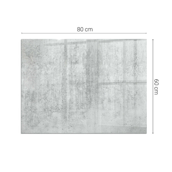 Obdĺžniková podložka pred krb Konštrukcia zo surového betónu