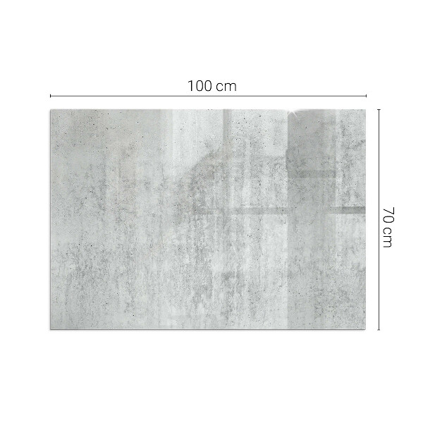 Obdĺžniková podložka pred krb Konštrukcia zo surového betónu