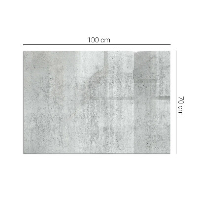 Obdĺžniková podložka pred krb Konštrukcia zo surového betónu