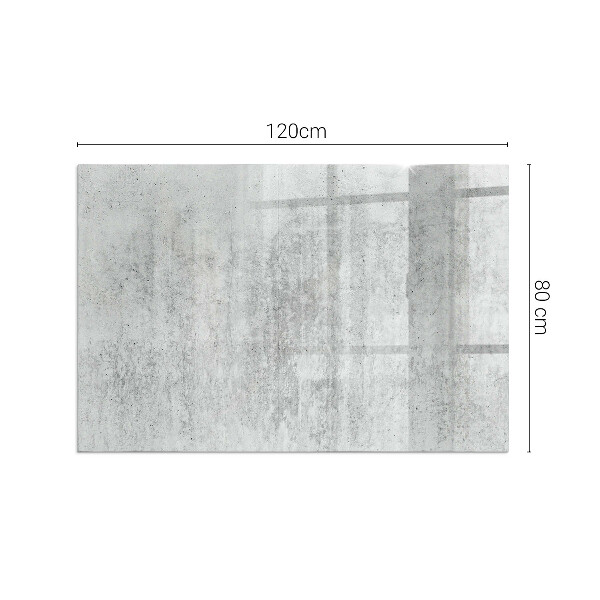 Obdĺžniková podložka pred krb Konštrukcia zo surového betónu