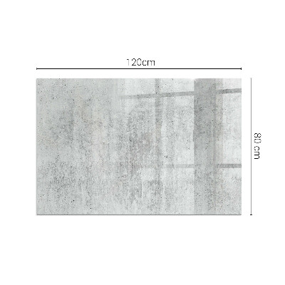 Obdĺžniková podložka pred krb Konštrukcia zo surového betónu