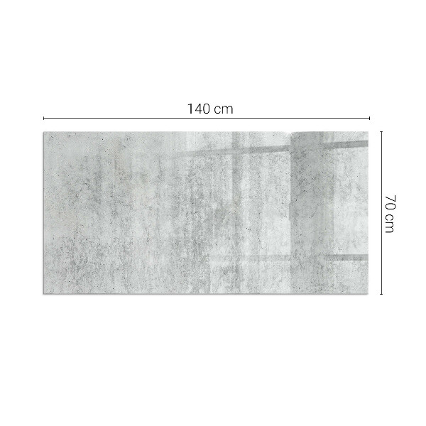 Obdĺžniková podložka pred krb Konštrukcia zo surového betónu