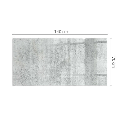 Obdĺžniková podložka pred krb Konštrukcia zo surového betónu